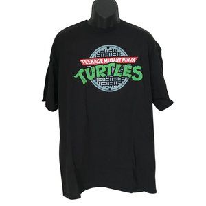 💲Teenage Mutant Ninja Turtles Adult T Shirt - The Sewer Logo Classic